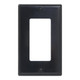 Decorex Faceplate with One Insert Space in Single Gang - Black IC107DFSBK Decorex Faceplate with One Insert Space in Single Gang - Black IC107DFSBK